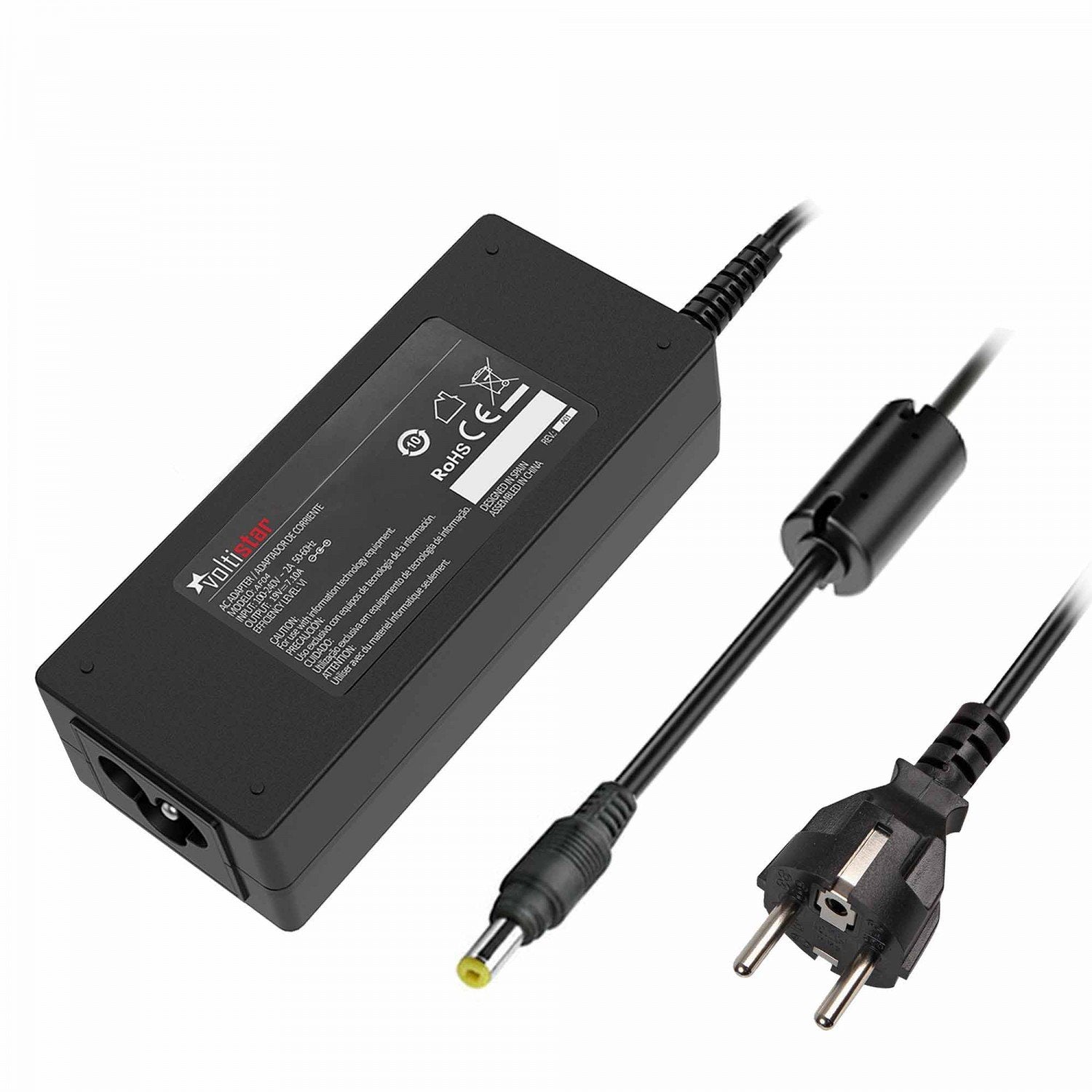 EAN 8435597418754 - VOLTISTAR ADM6 adaptador e inversor de corriente Universal 135 W Negro imagen 1