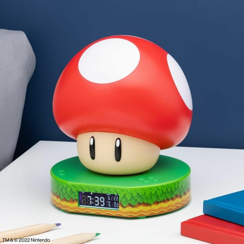 Reloj Despertador Mushroom Super Mario Bros