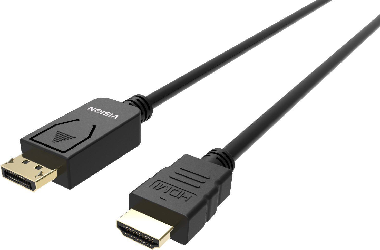 Vision Tc 2mdphdmi/Bl Adaptador De Cable De Vídeo 2 M Displayport Hdmi Tipo A [Estándar] Negro