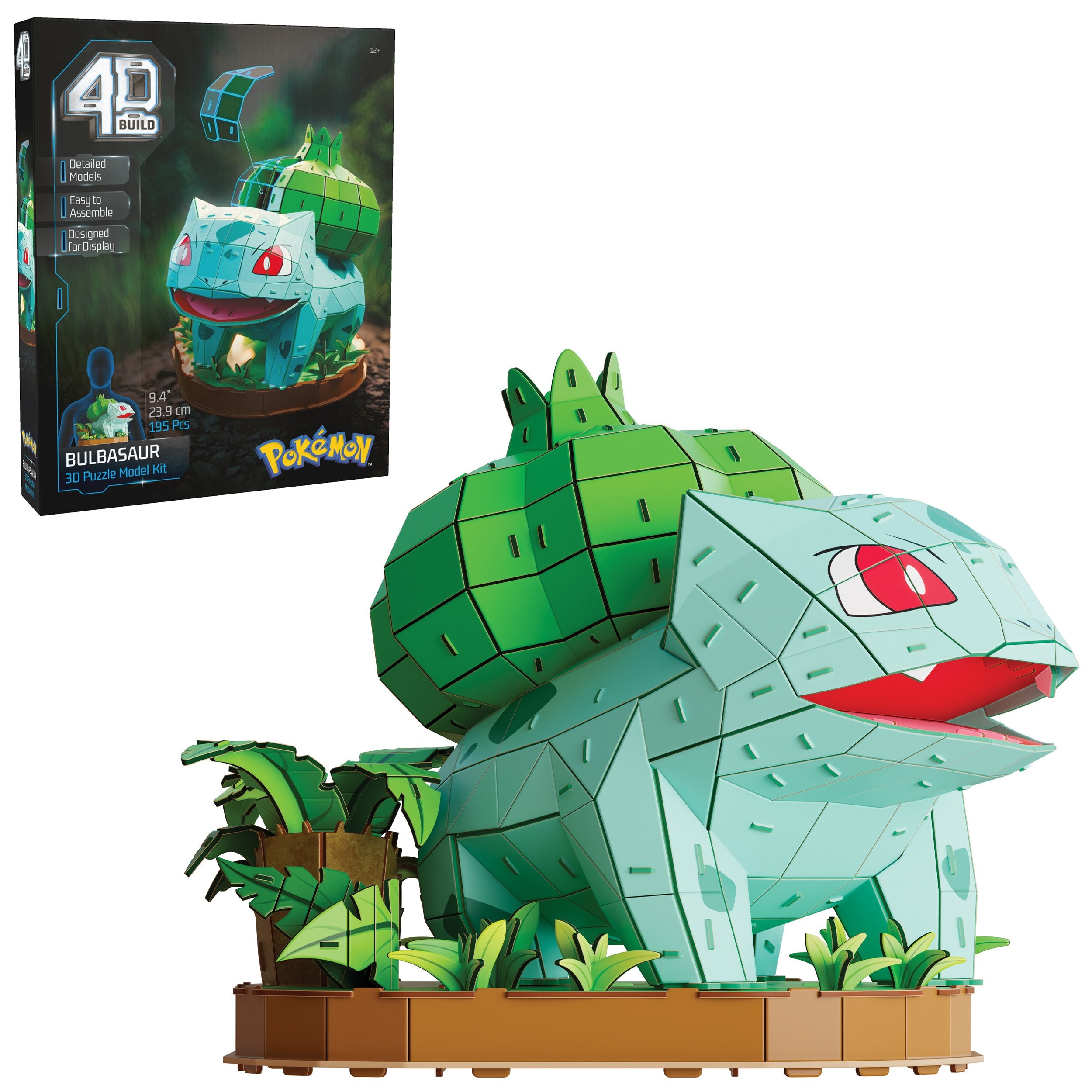EAN 681147098077 - 4D Build FDP FAP Pokemon Bulbasaur GML Puzle 3D 195 pieza(s) Dibujos imagen 6