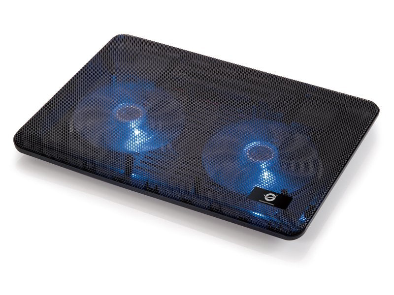 Conceptronic Base De Refrigeracion 2 Ventiladores 125mm Hasta 17
