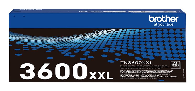 EAN 4977766819831 - Brother TN-3600XXL cartucho de tóner 1 pieza(s) Original Negro imagen 2