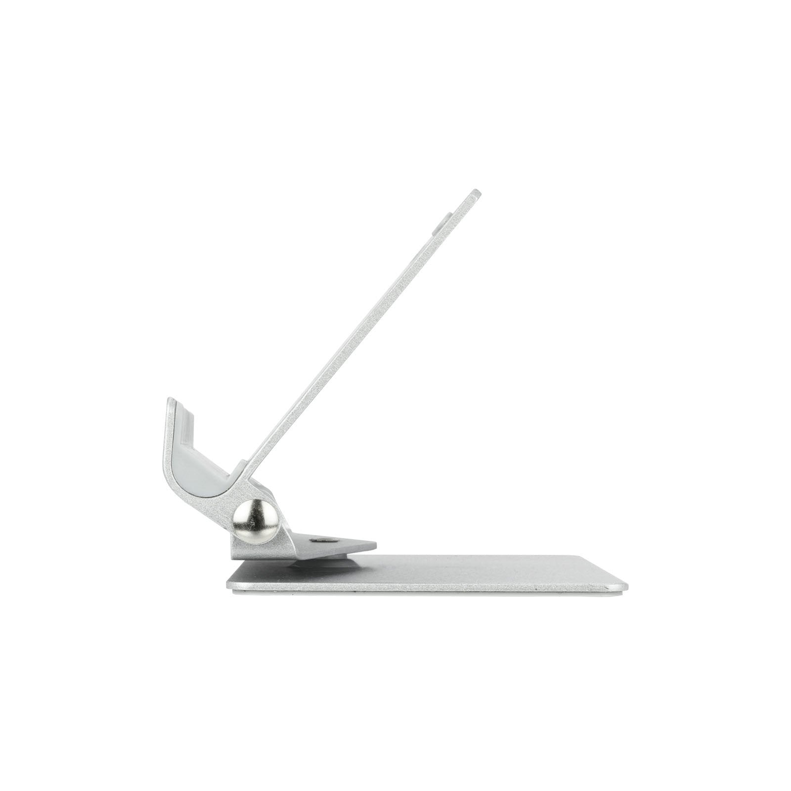 Tooq Soporte De Sobremesa Para Tablet Hasta 10" - Inclinable Y Giratorio - Base Antideslizante - Plata