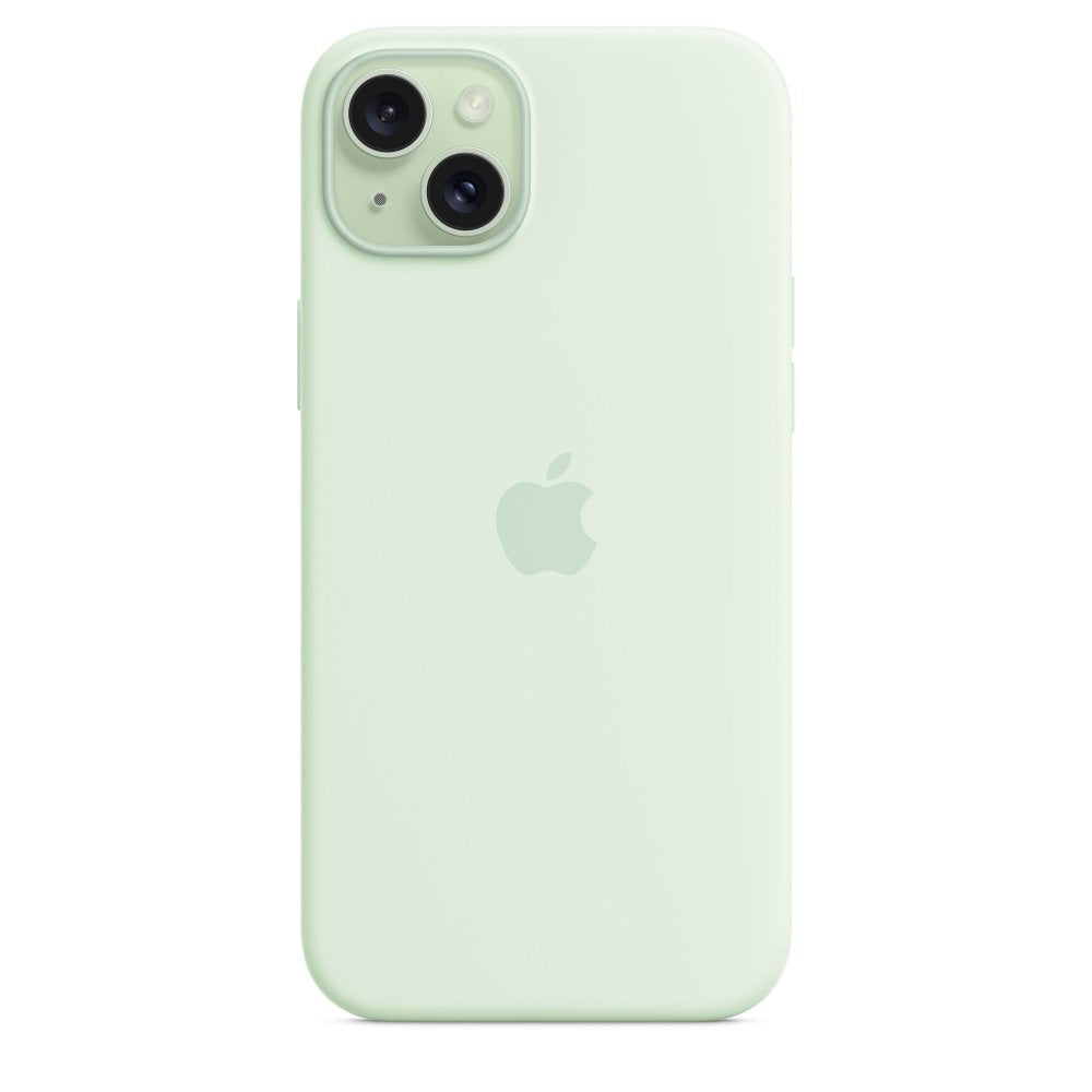 Funda Iphone 15 Plus Silicone Case With Magsafe - Soft Mint