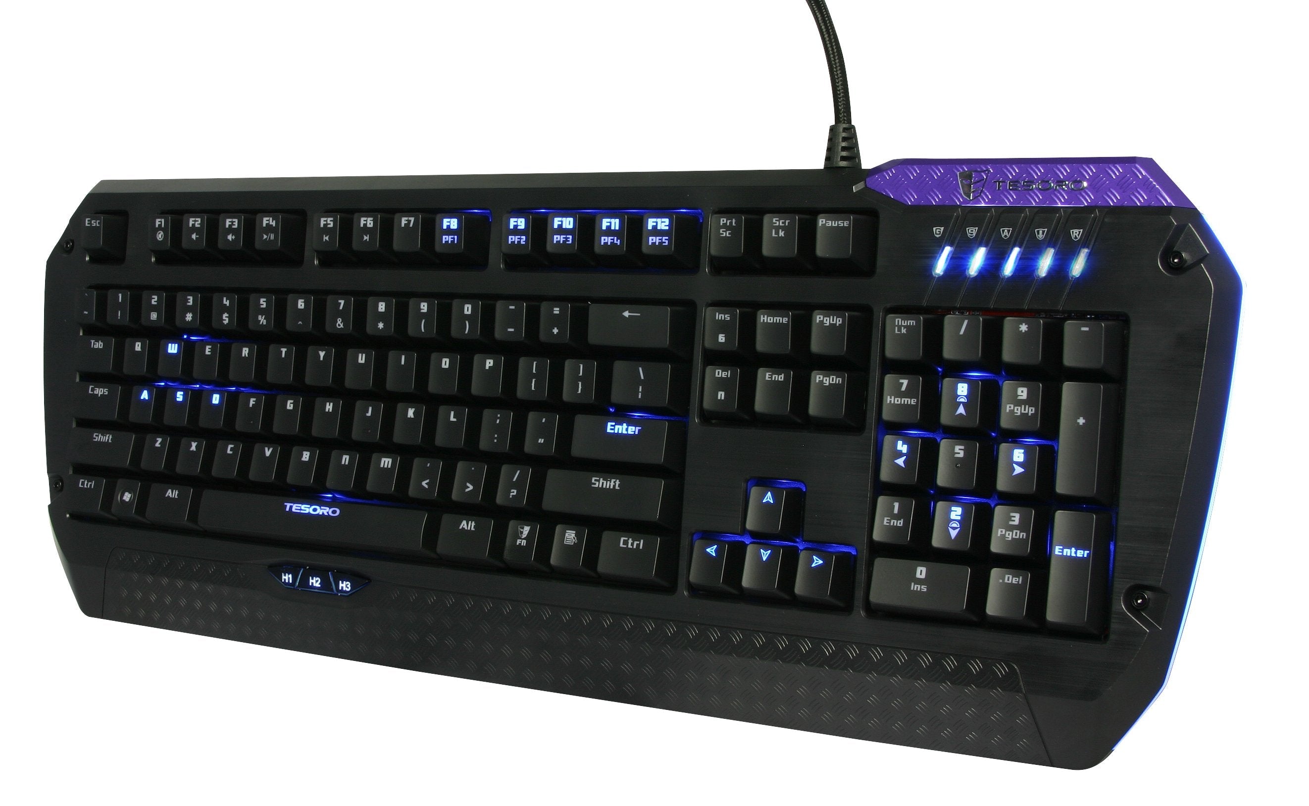 Tesoro Lobera Teclado Usb Azerty Negro
