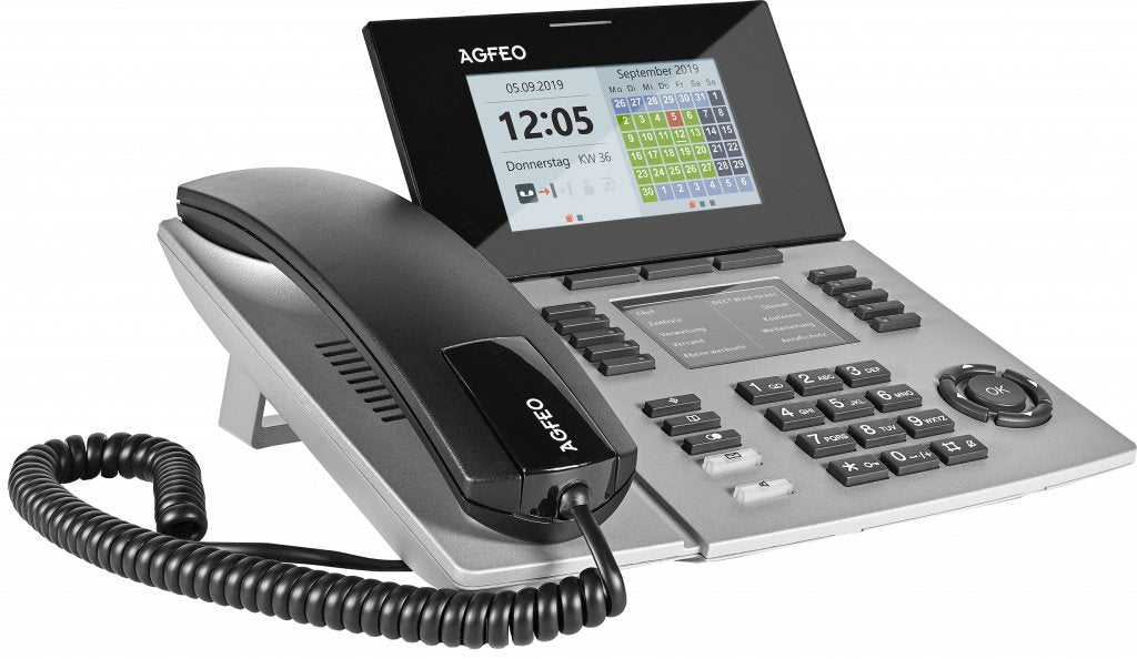 EAN 4021972016321 - AGFEO ST 56 teléfono IP Plata LCD imagen 1