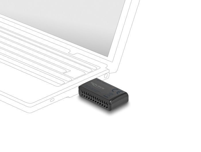 Delock 12772 Usb Wlan Wi-Fi 6 Dual Band Ax1800 (1201 + 574 Mbps)