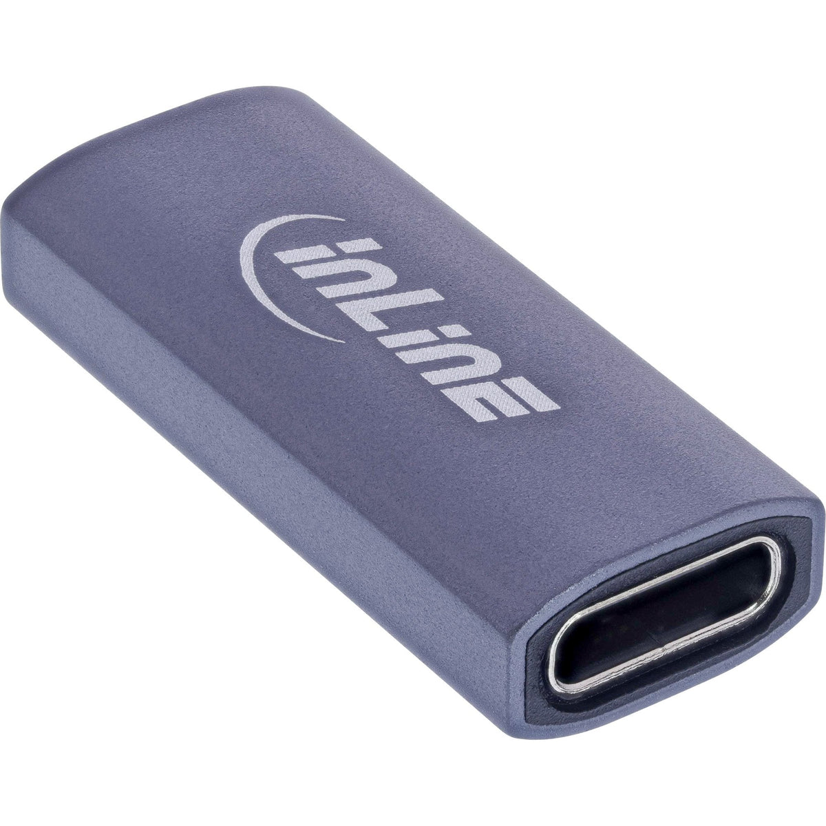Inline® Usb4 Adapter, Usb-C Female/Female, Aluminium, Gris