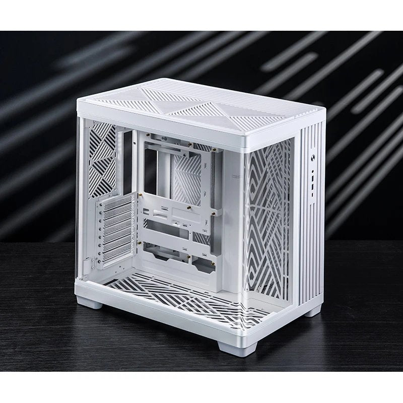 Jonsbo Tk-4 Carcasa, Midi-Tower, Atx, Tempered Glass - Blanco