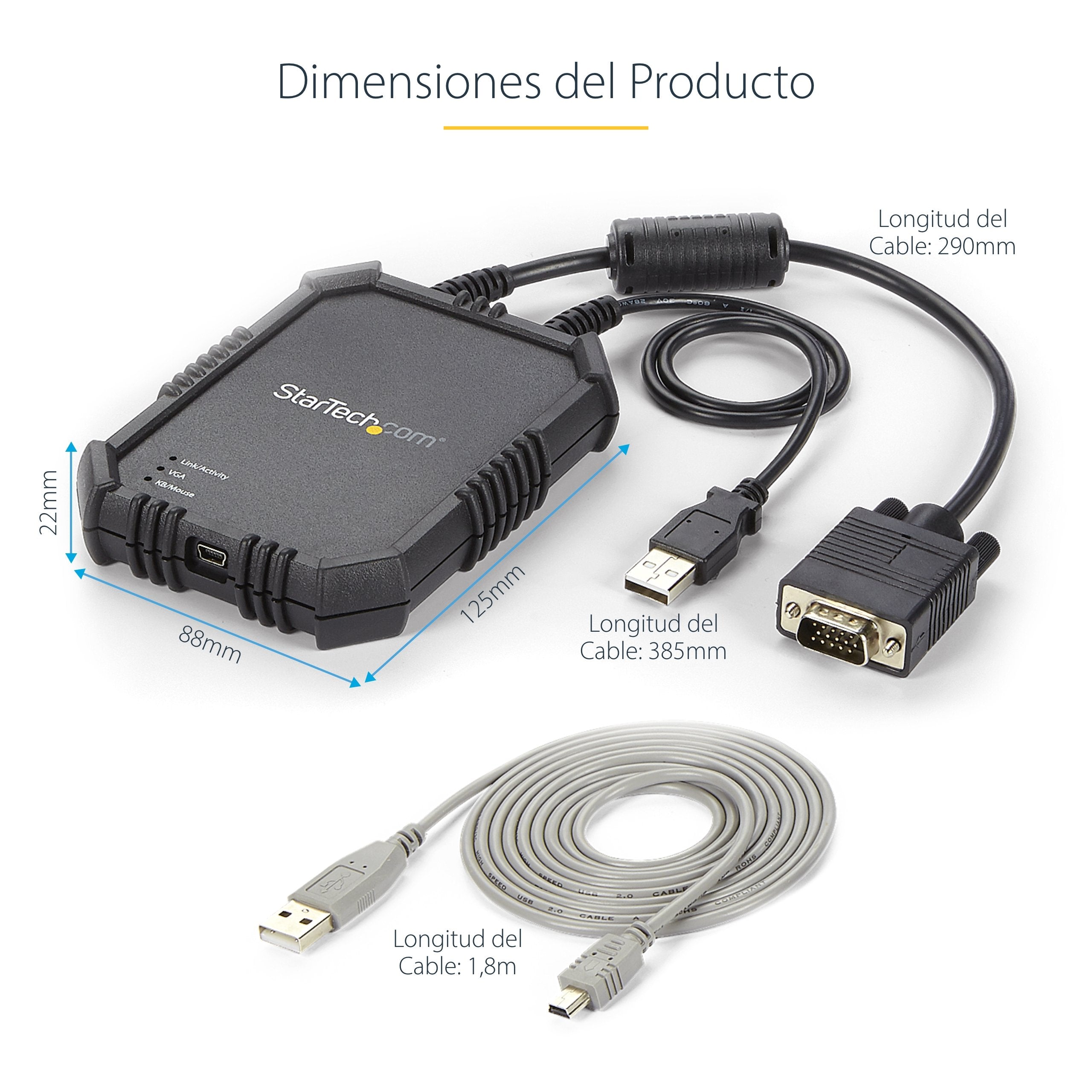 Startech Consola Kvm Ordenador Portatil