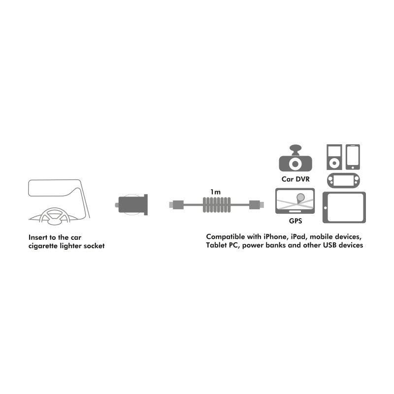 Logilink Pa0204 Cargador De Coche Usb 2-Port Negro Interior