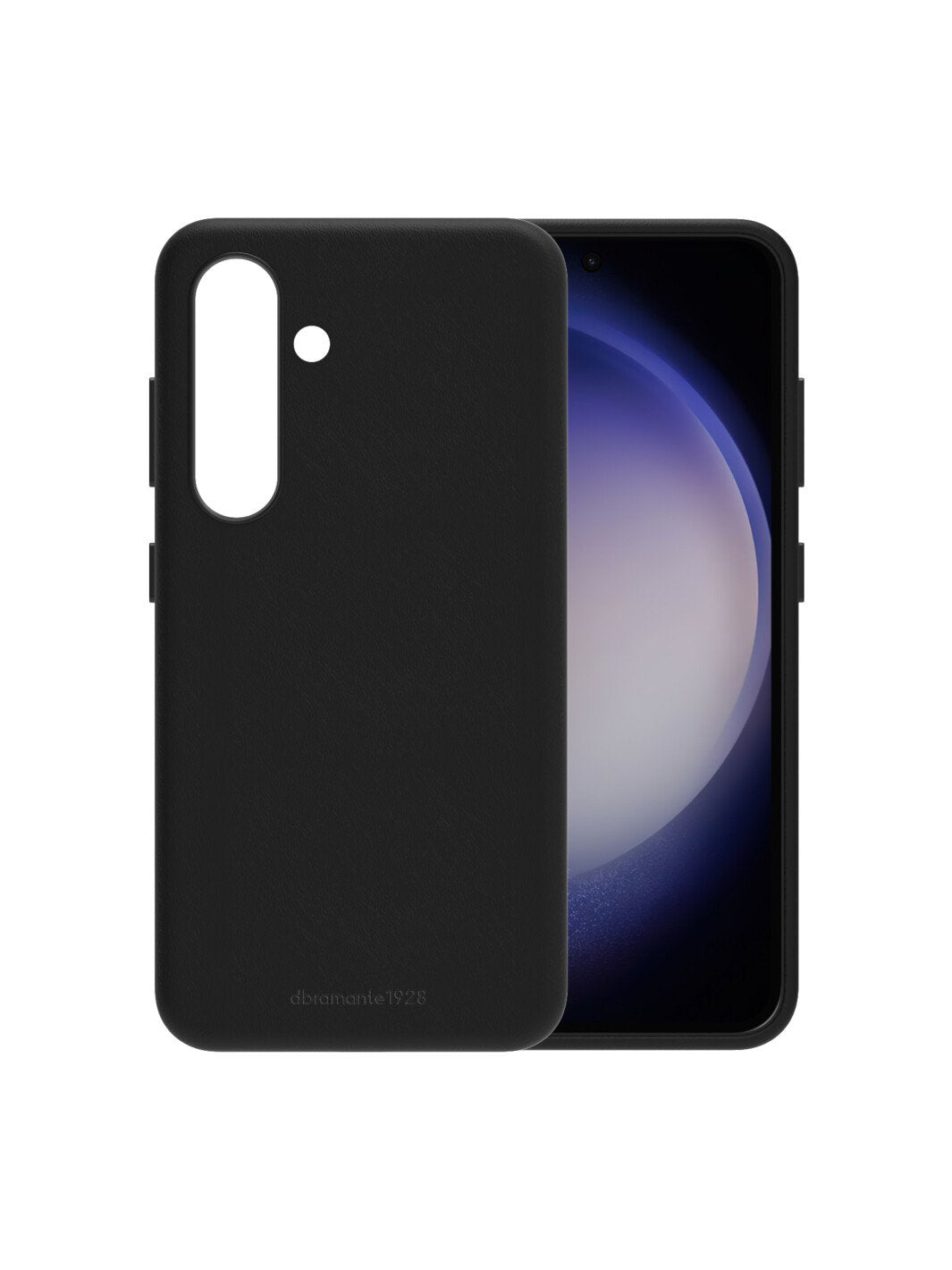 Dbramante1928 Roskilde Carcasa Trasera Para Teléfono Móvil Cuero Negro Para Samsung Galaxy S24