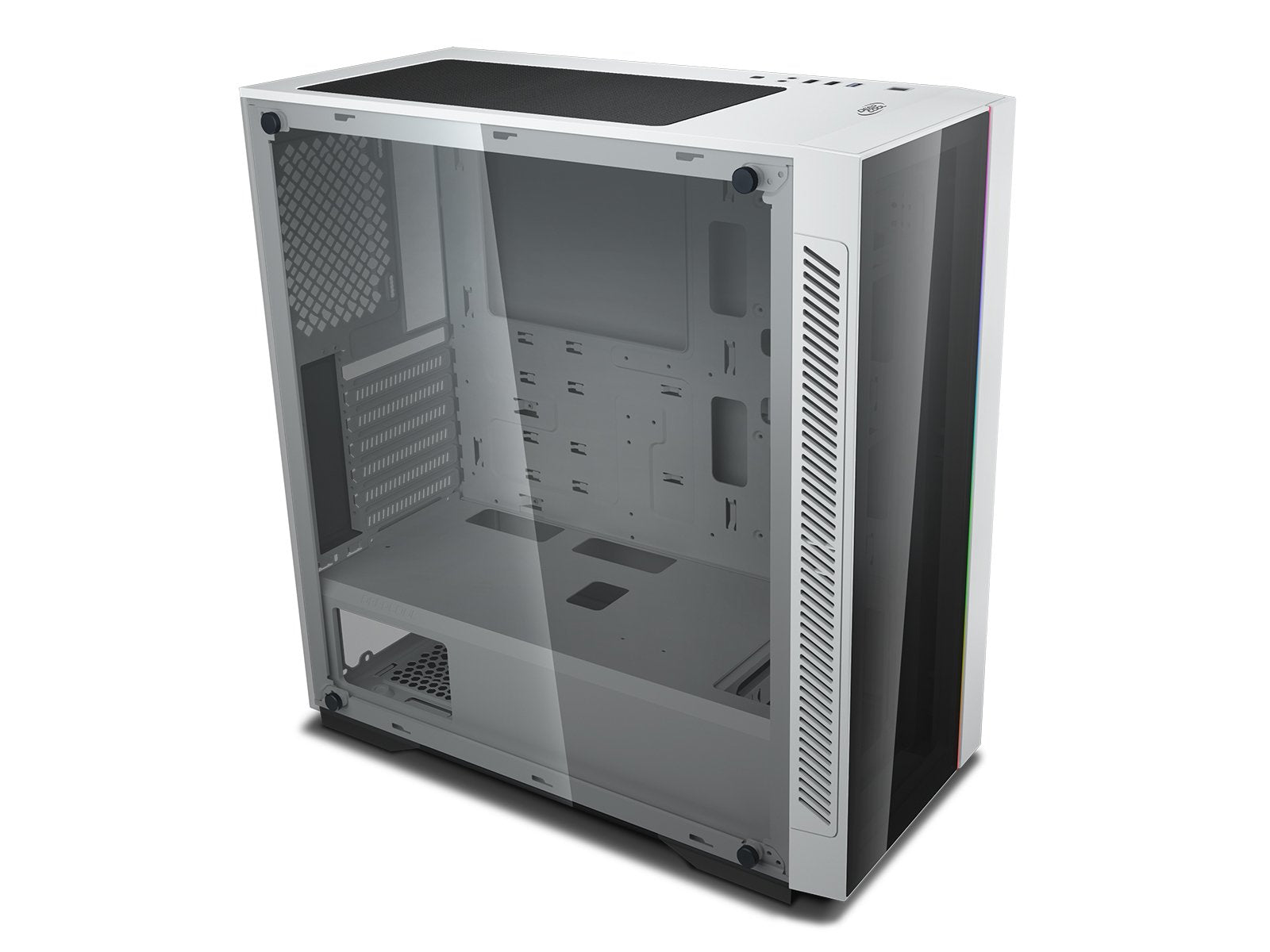 Caja Pc Deepcool E-Atx Matrexx 55 V3-Add Rgb 3f White Tempered Glass Bahias 2x3'5,2x2'5/1xusb3.0,2xusb2.0/Audio In/Out/Cristal Templado