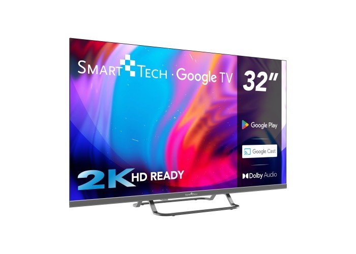Televisión Led Smart Tech Hd 32   32hg01v Google Tv