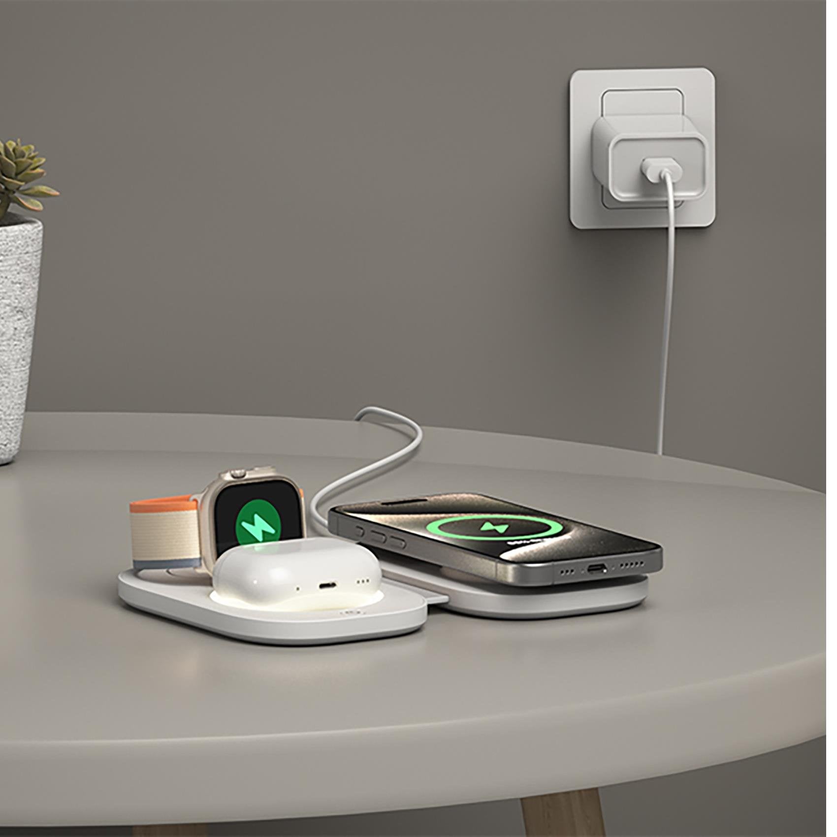 EAN 8021735221951 - Celly MAGPOCKET3IN1WH cargador de dispositivo móvil Auriculares, Smartphone, Reloj inteligente Blanco USB imagen 8