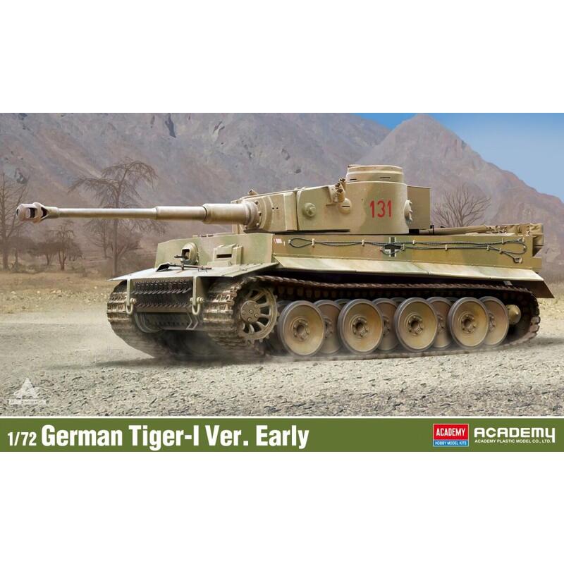 Academy Tanks Tiger 1    Ver. Early 1/72