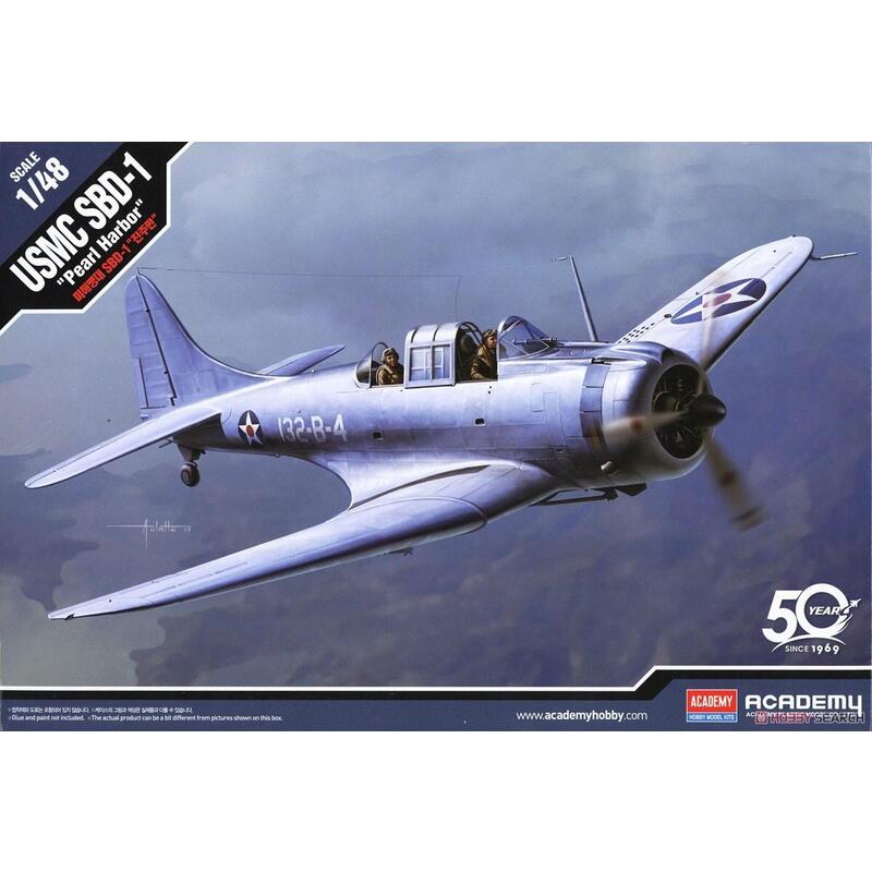 Academy Usn Sbd-1 Pearl  Harbour