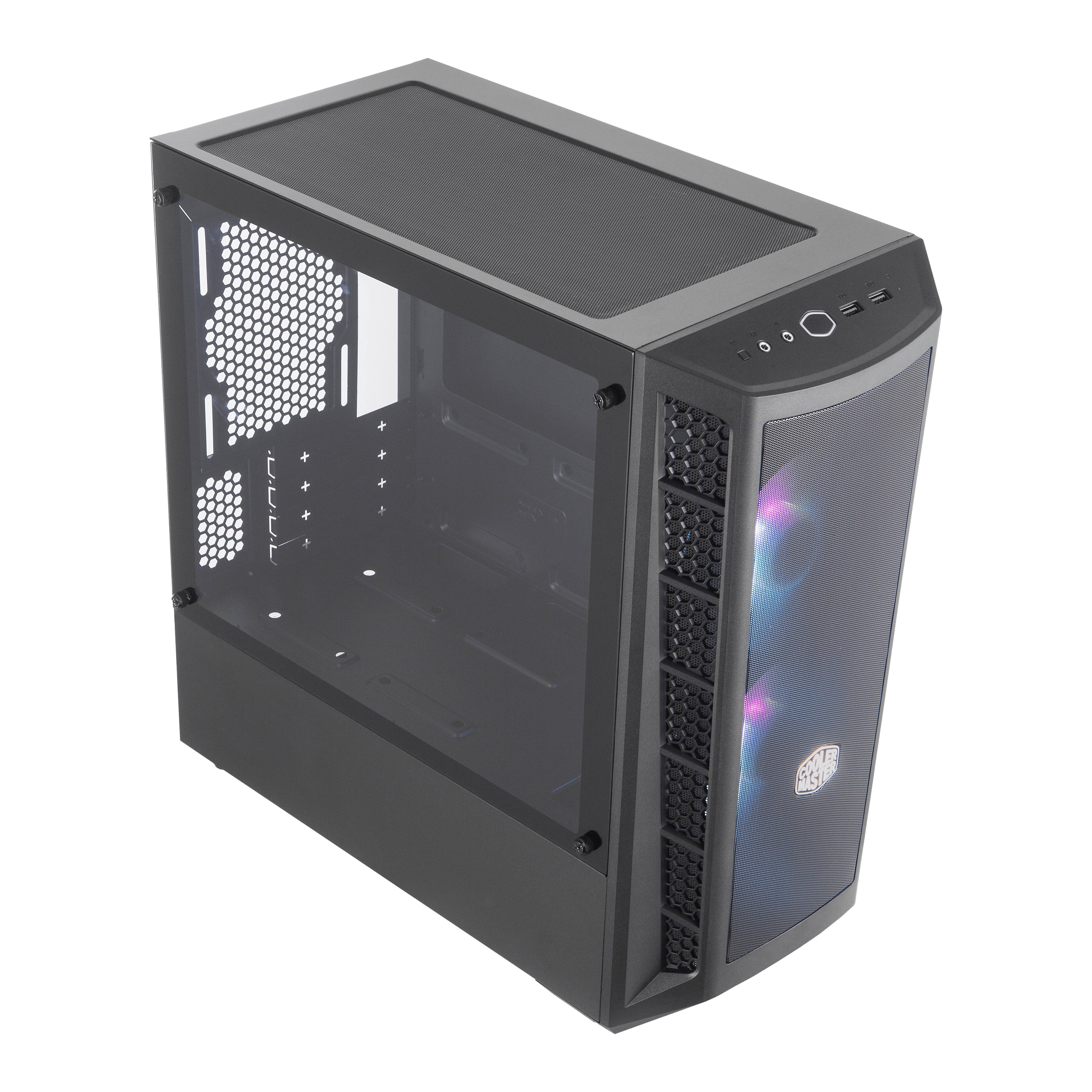 Caja Pc Cooler Master Masterbox Mb311l Argb Mini Tower, Black