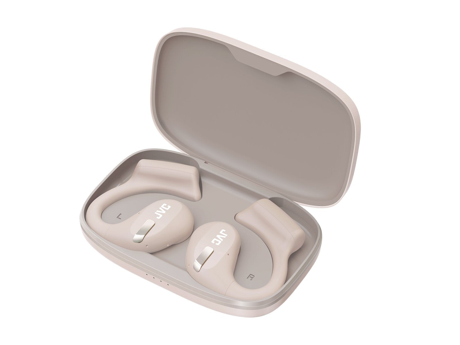 Jvc Ha-Np50t-C Nearphones Leichter Open Ear True Wireless Kopfhörer Sandbeige