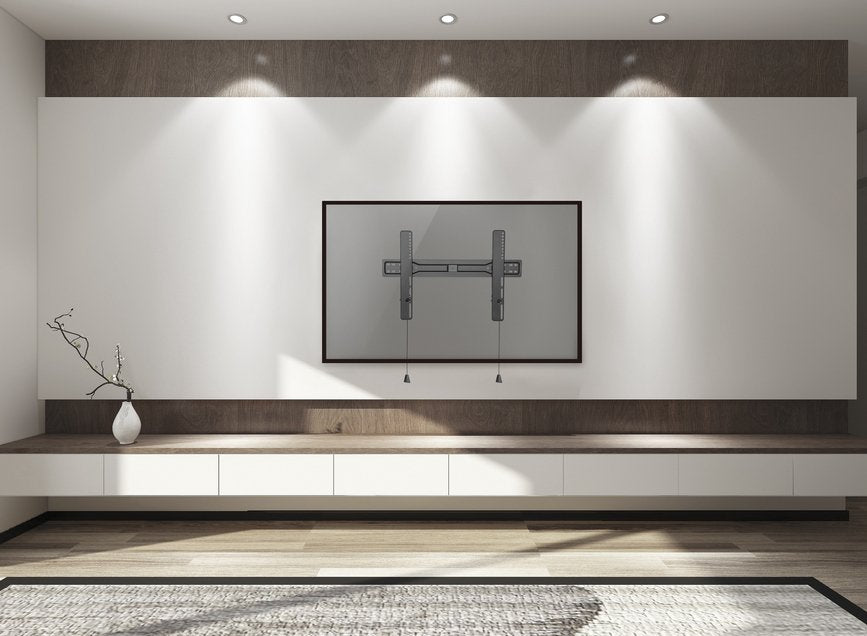 Equip Soporte De Pared Fijo Ultradelgado Para Tv De 37"-70" - Inclinable - Peso Max 35kg - Vesa 600x400mm
