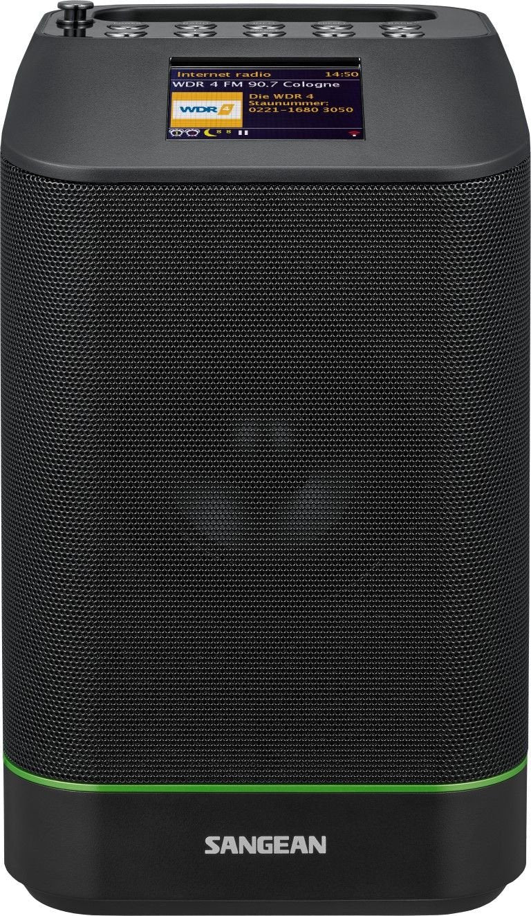 Radio Sangean Wfs-58 Negro Portátil De Internet