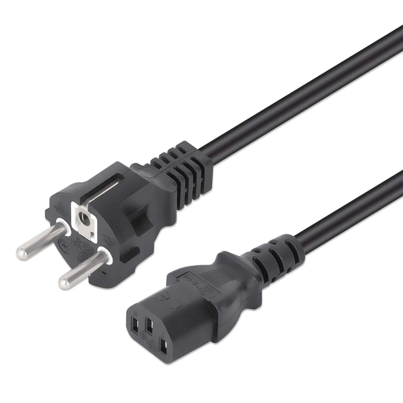 Manhattan Cable De Alimentacion C13 A Schutzkontakt 5m Negro