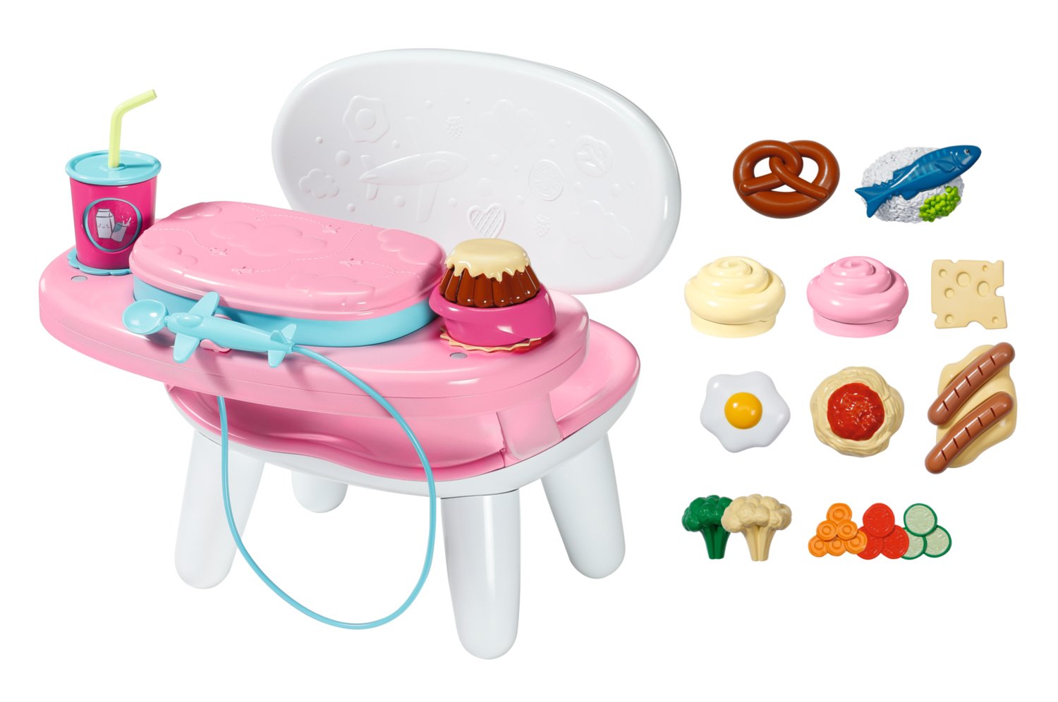 Zapf Creation Baby Born® Mesa De Alimentación, Muebles Para Muñecas 837009