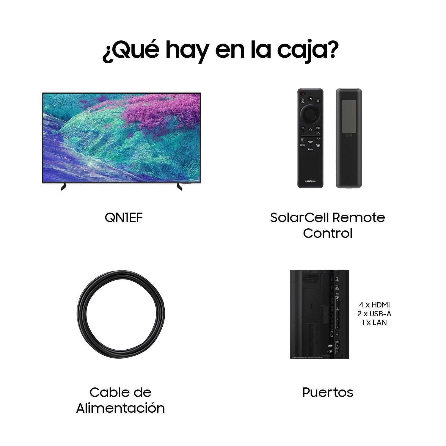 EAN 8806097233688 - Samsung TQ75QN1EFAU 190,5 cm (75") 4K Ultra HD Smart TV Wifi Negro imagen 9