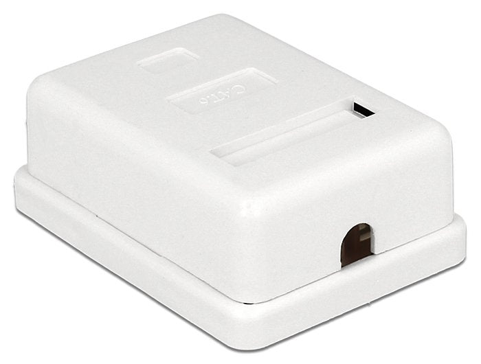 Delock Roseta Cat6 Rj45 1 Toma 66 Mm, 50 Mm, 25 Mm Blanco 86169