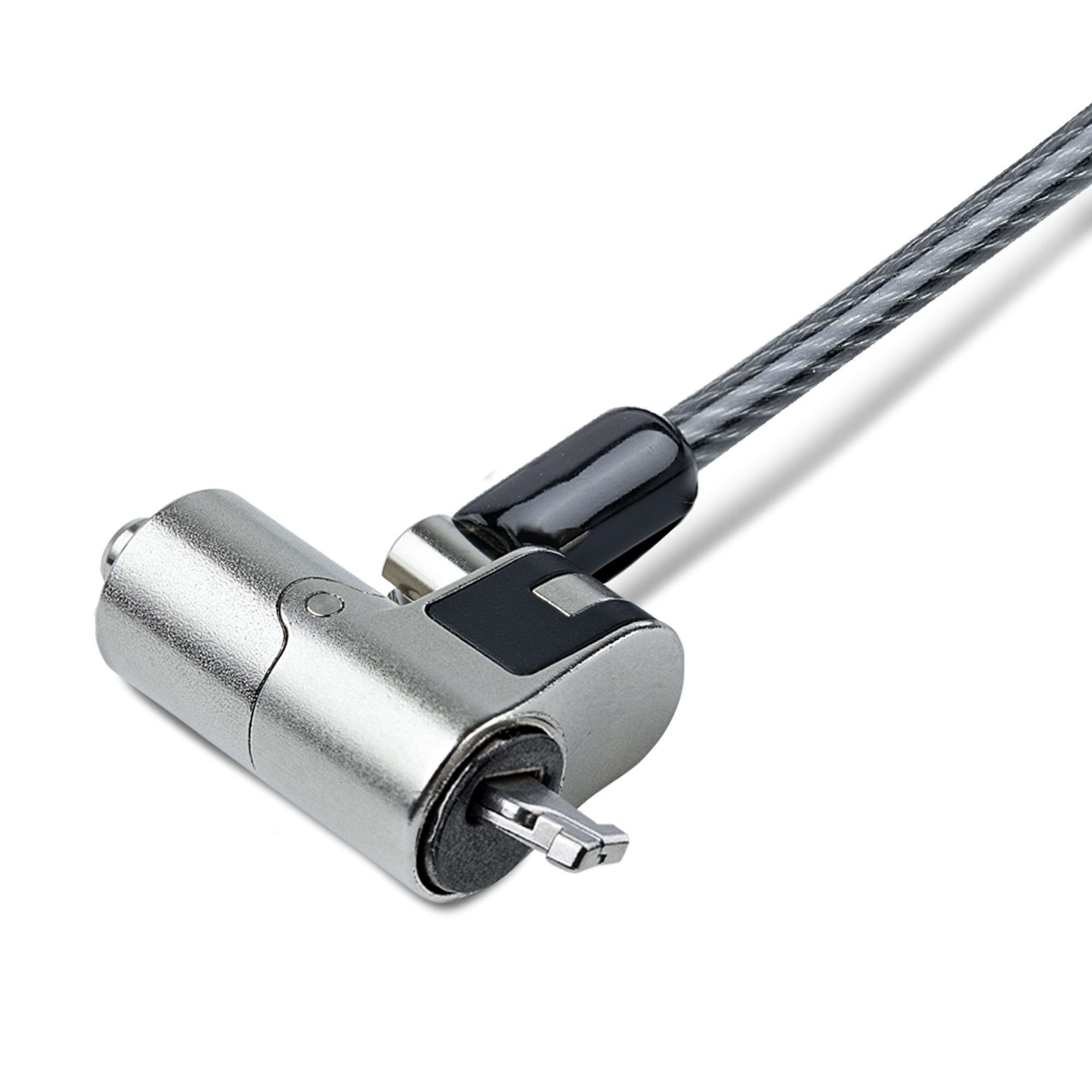 Startech.Com Nanok-Laptop-Lock Cable Antirrobo Negro, Plata 2 M