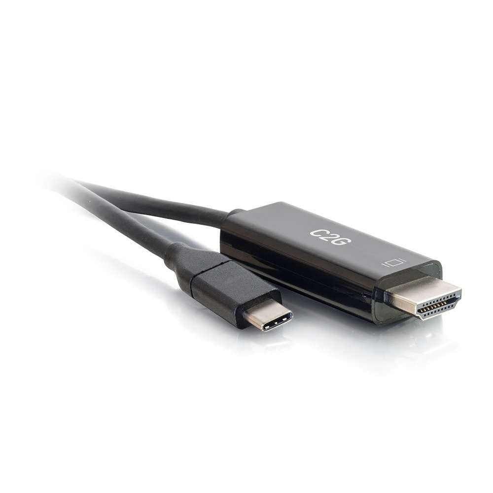 EAN 0757120288695 - C2G CG26889 adaptador de cable de vídeo 1,83 m USB Tipo C HDMI tipo A (Estándar) Negro imagen 2