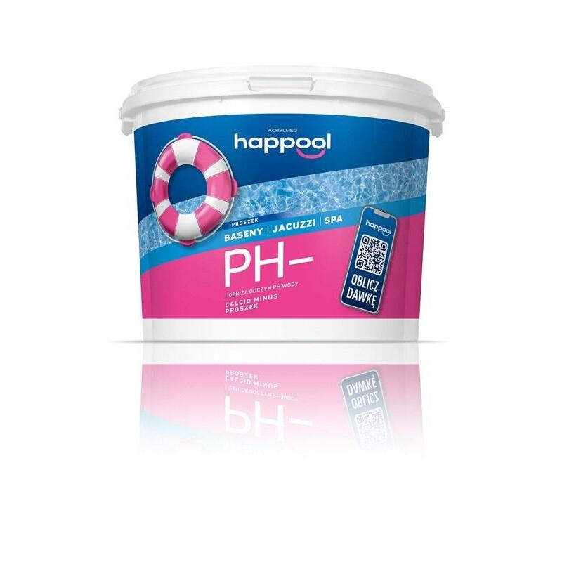 Acrylmed Calcid Minus Polvo Para Reducir El Nivel De Ph Del Agua, 3 Kg