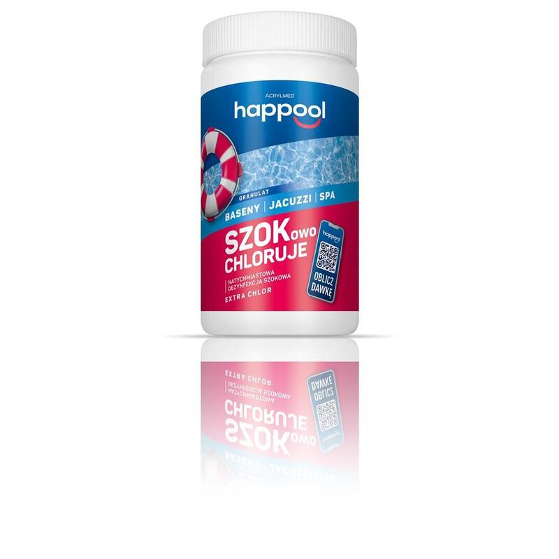 Acrylmed Extra Chlor Granulado Para Combatir Algas, Hongos Y Bacterias En Piscinas, 1 Kg.