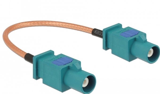 Delock 89662 Cable De Antena De Fakra Z Macho > Fakra Z Macho De Rg-316 15 Cm