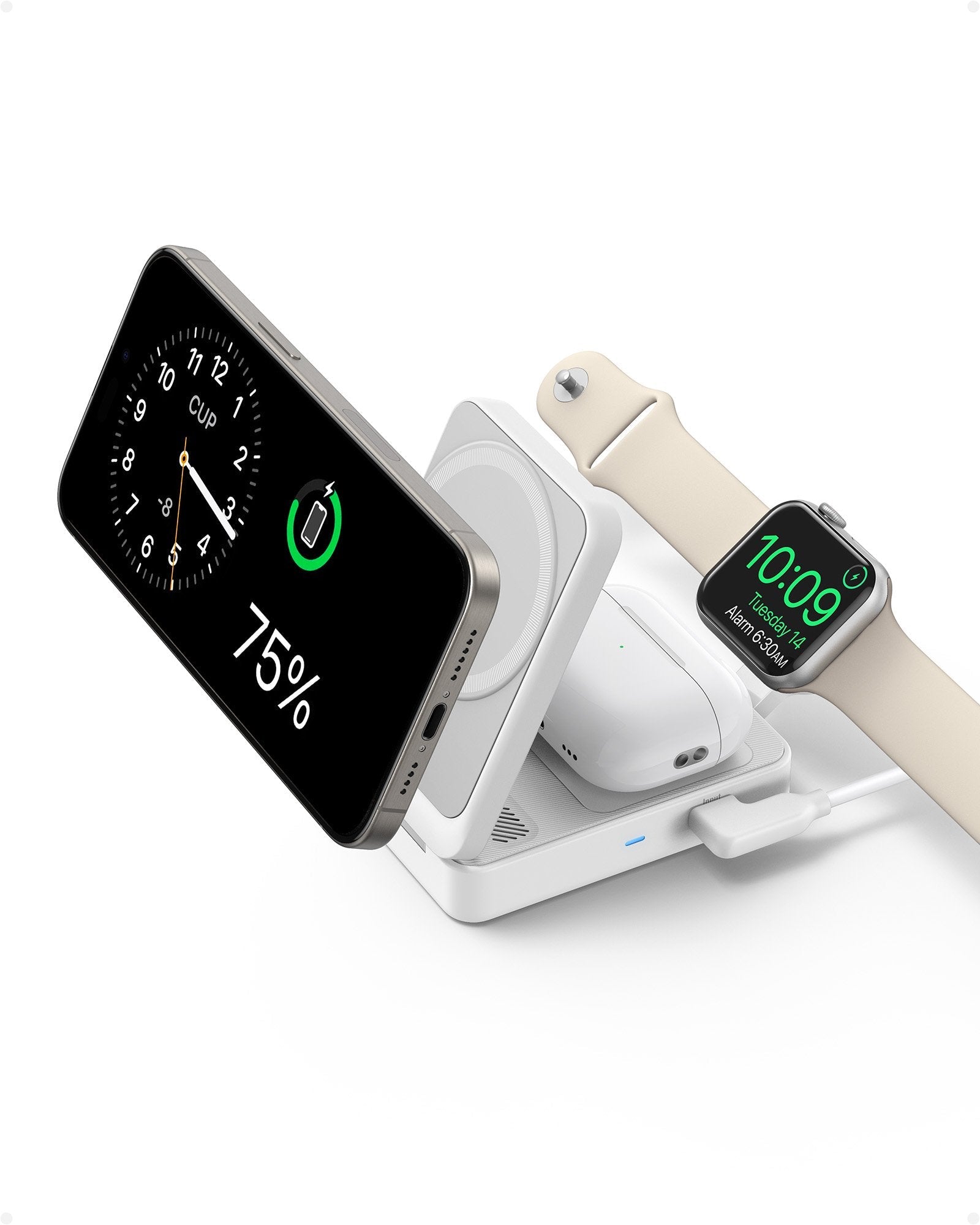 EAN 0194644157265 - Anker B2557321 cargador de dispositivo móvil Auriculares, Auriculares, Smartphone, Reloj inteligente Blan imagen 3