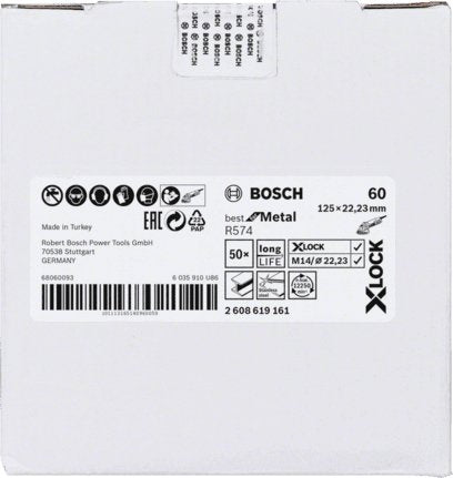 EAN 3165140960052 - Bosch 2 608 619 161 accesorio para amoladora angular Disco de lijado imagen 2