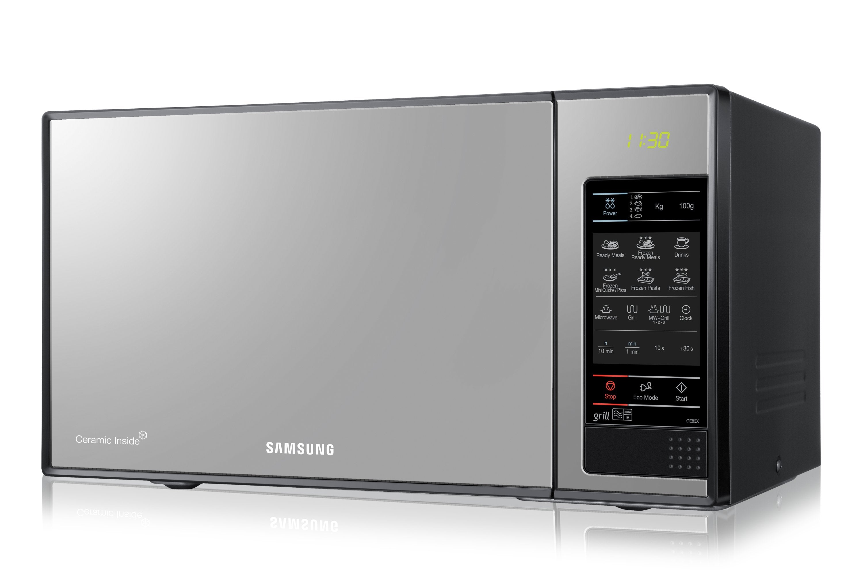Samsung Ge83x Microondas Encimera Microondas Con Grill 23 L 800 W Plata