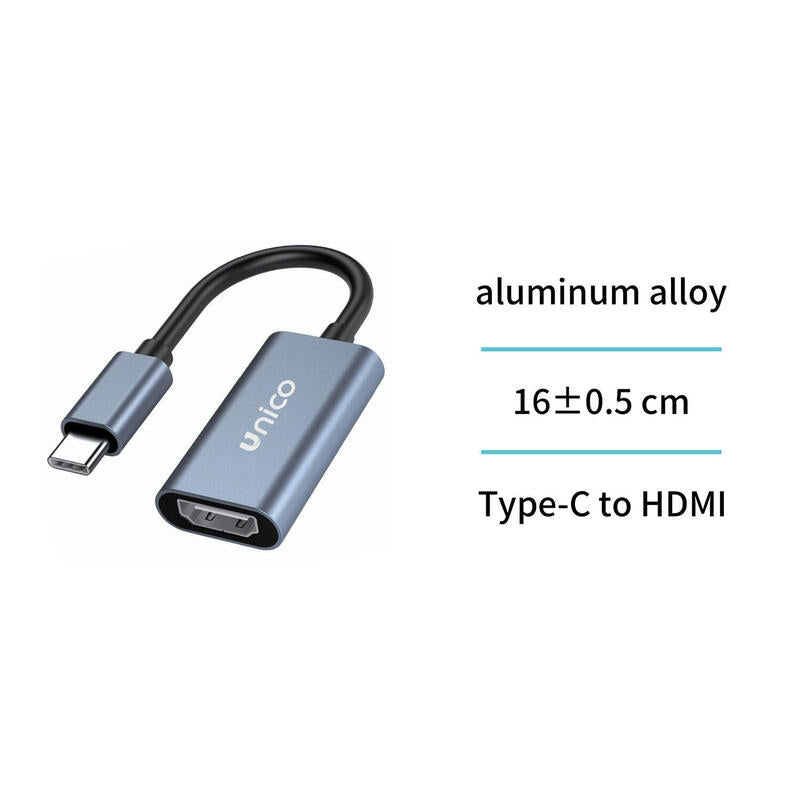Ad2225 Cable Adaptador Tipo C Macho A Hdmi Hembra Ce