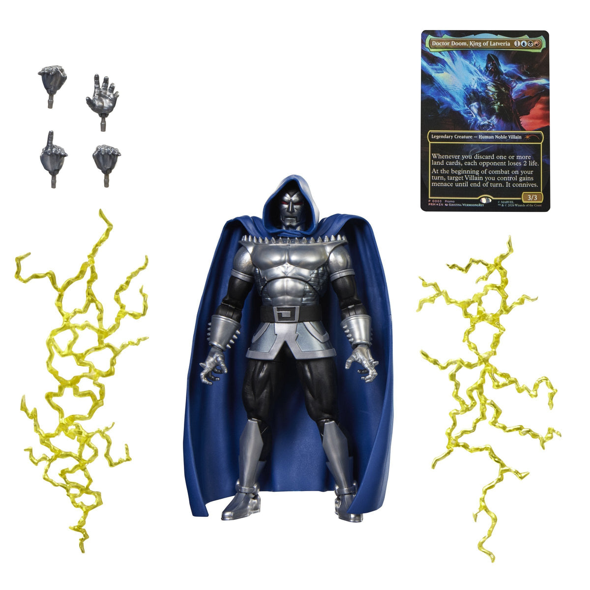 Figura Hasbro Marvel Legends Series X Magic: The Gathering Dr. Doom 2099