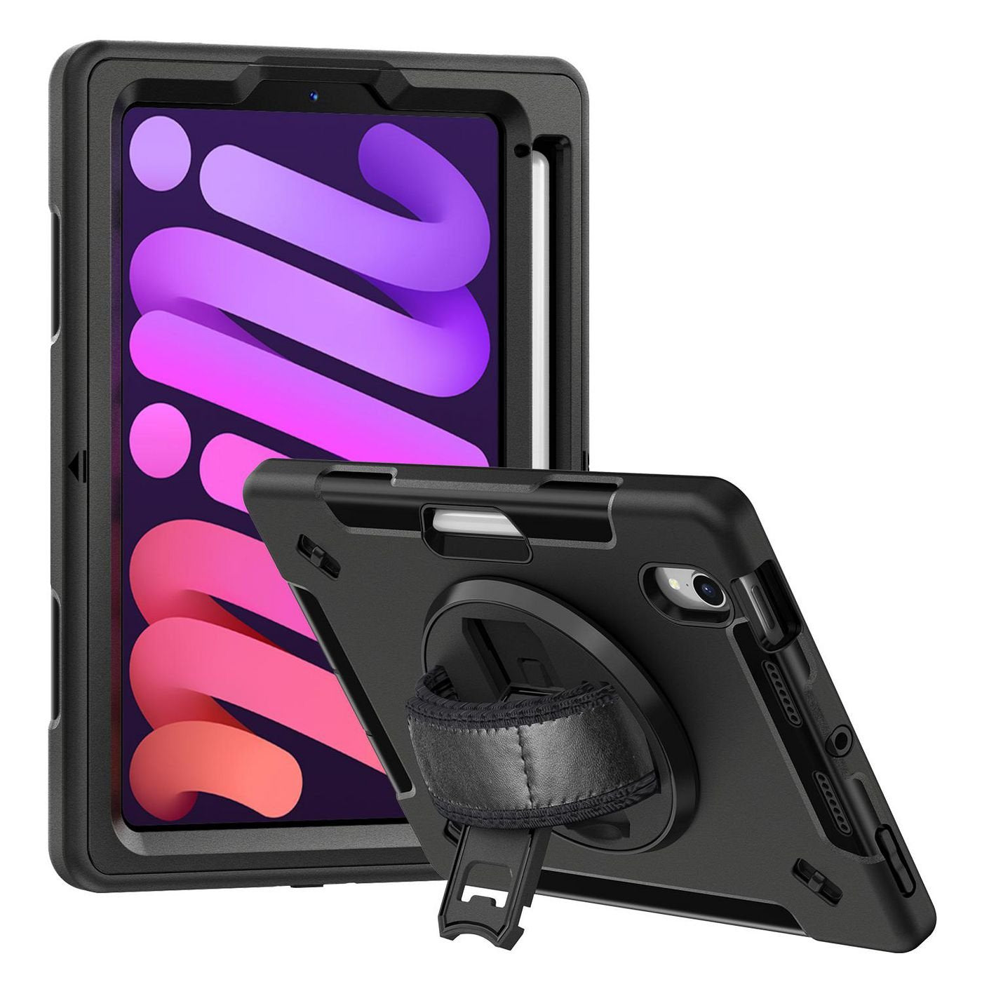 Ipad Mini 7/Mini 6 Ohio  Defender Case With Hand Strap