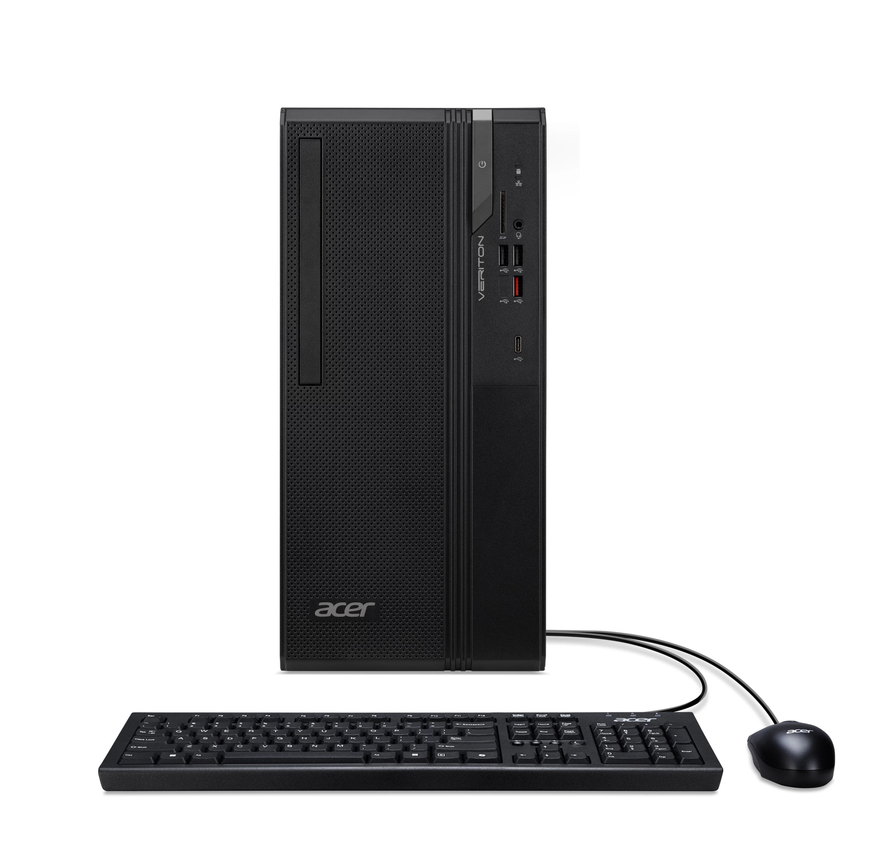 Acer Veriton S2 Vs2735g Torre Core Ultra 7 265 / Hasta 5.3 Ghz Ram 16 Gb Ssd 512 Gb Intel Graphics Gigabit Ethernet Bluetooth 5.4 Ieee 802.11ax (Wi-Fi 6) Ieee 802.11be (Wi-Fi 7) Win 11 Pro Monitor: Ninguno