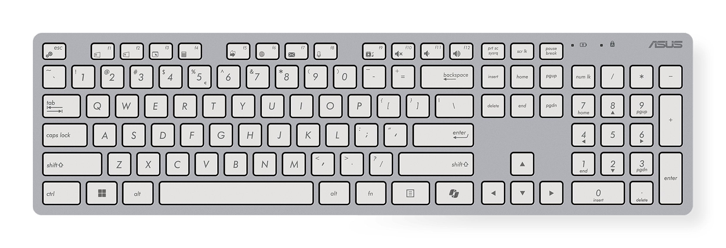 EAN 0197105538504 - ASUS W5000 Wireless Keyboard and Mouse Set teclado Ratón incluido Universal RF inalámbrico Blanco imagen 3