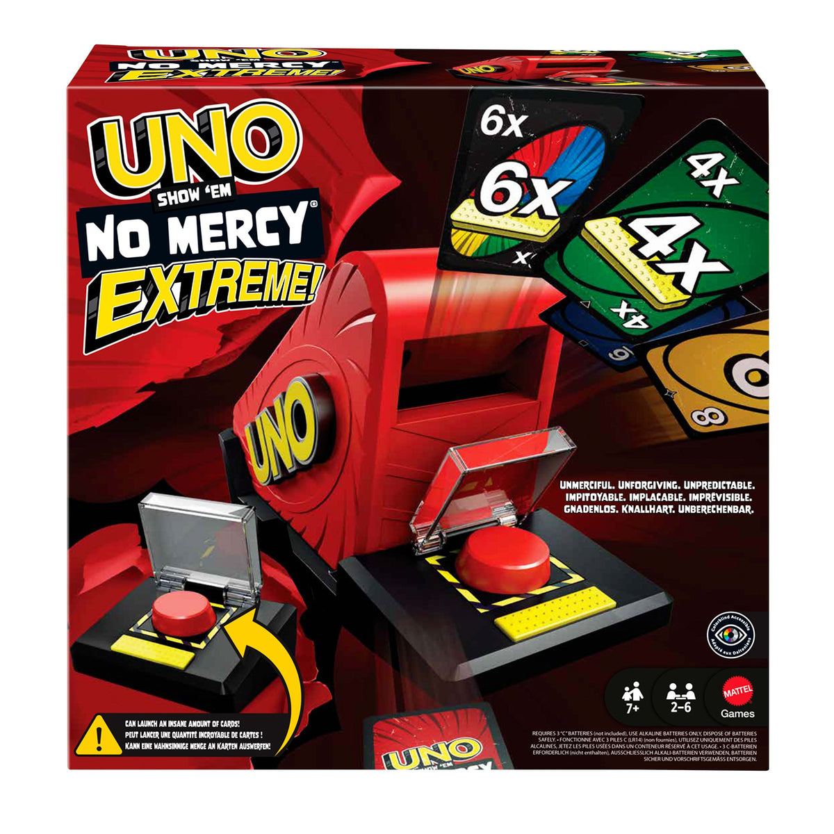 Juego Cartas Uno No Mercy Extreme