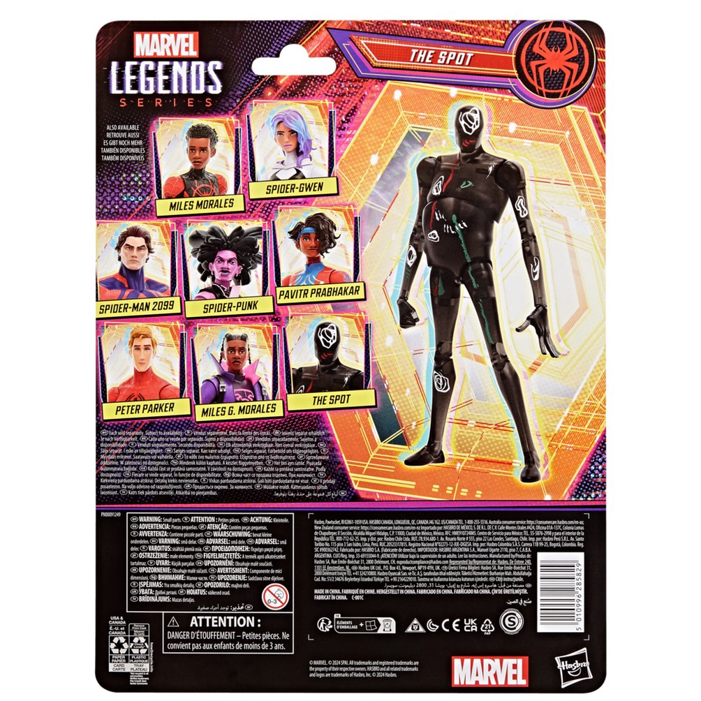 Figura Hasbro Marvel Legends Series Spider Man Across The Spider Verse The Spot