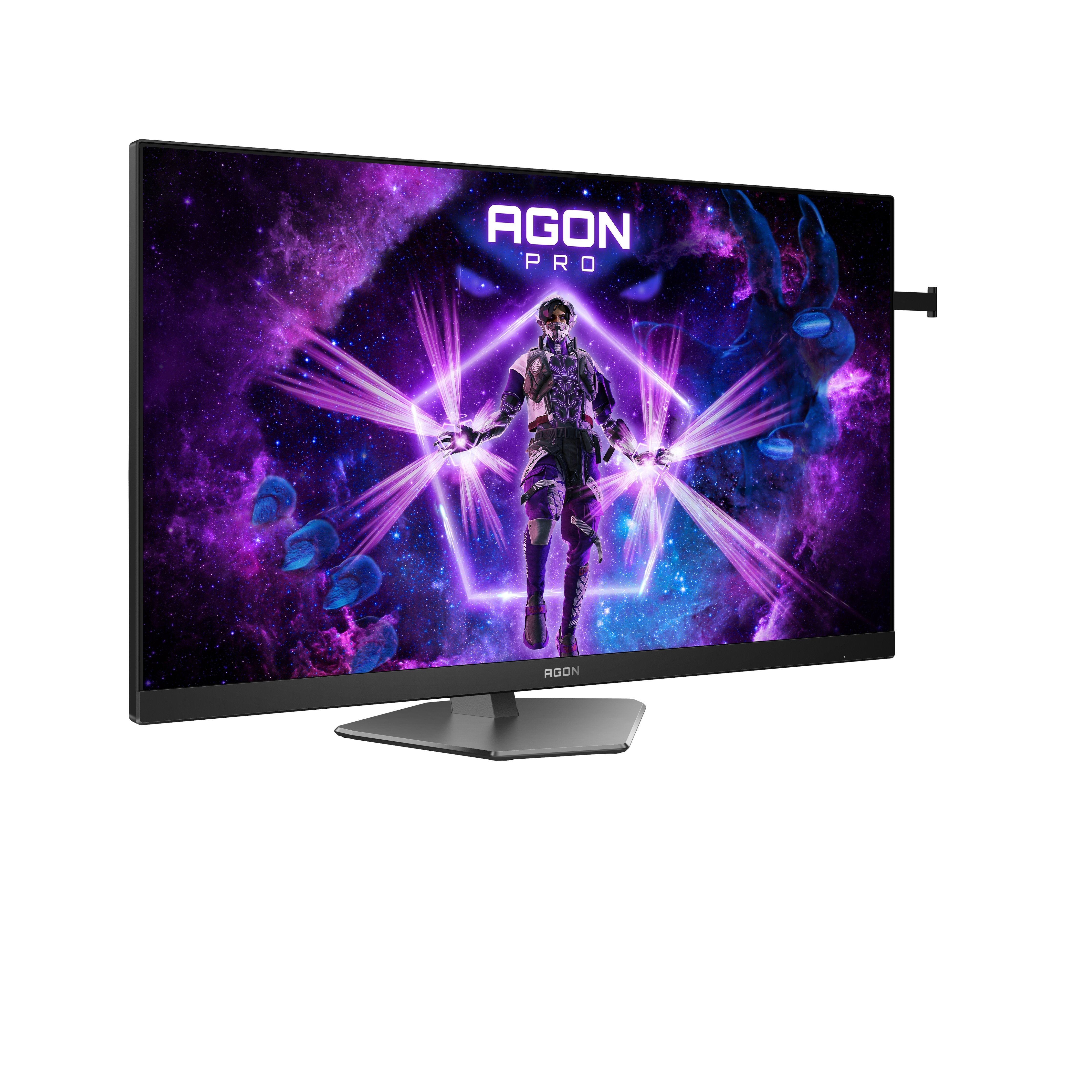 Monitor  Aoc Ag276fk 27 "Negro (Matt)/Gris Oscuro, Fullhd, Fast-Ips, Usb Hub, Adaptive-Sync, Panel De 520hz Ag276fk