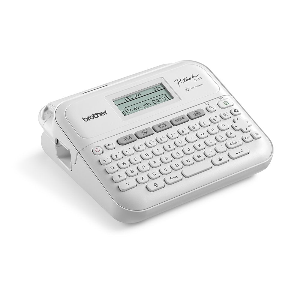 EAN 4977766823449 - Brother PT-D410 impresora de etiquetas Transferencia térmica 180 x 180 DPI 20 mm/s Alámbrico TZe QWERTY imagen 4