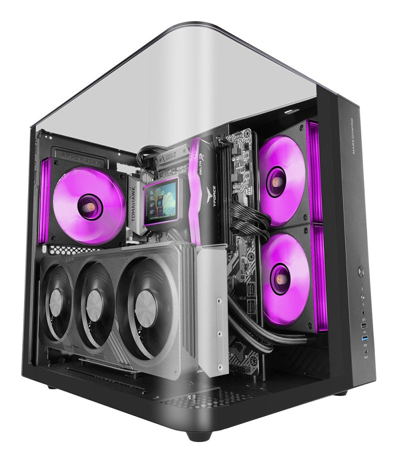 EAN 8435693113409 - Mars Gaming MC-INFINIOLITE Midi Tower Negro imagen 1