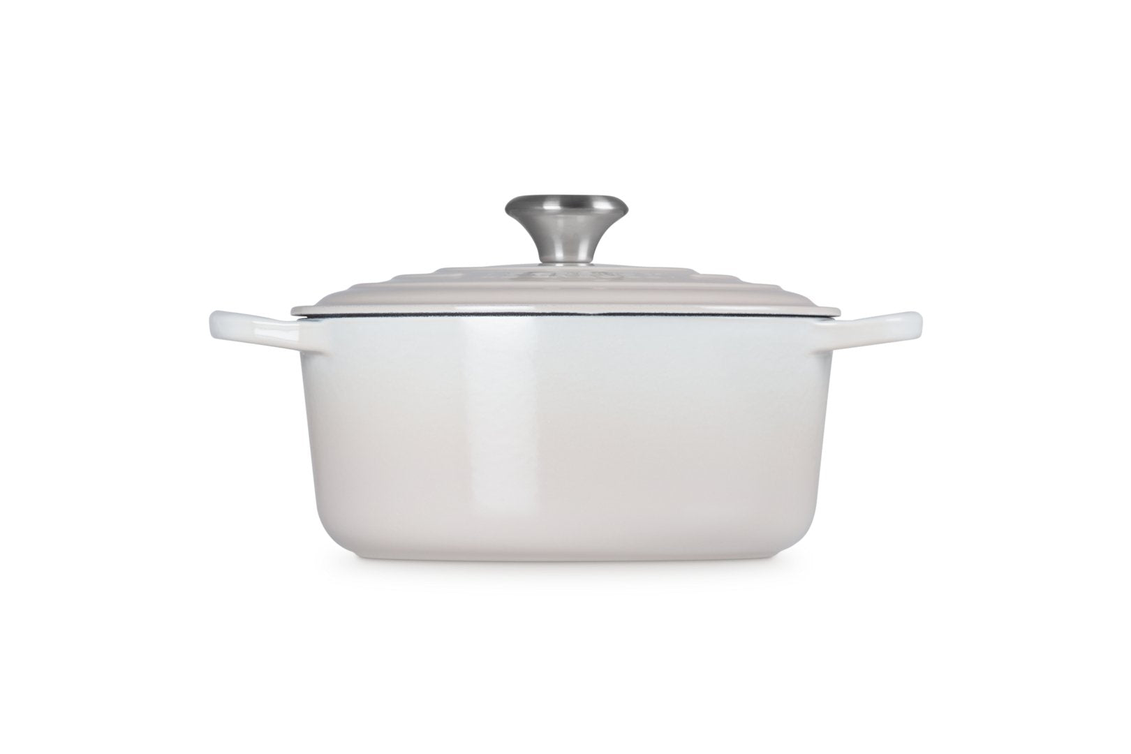 Le Creuset Signature Roaster Round 24cm Meringue (21177247164430)