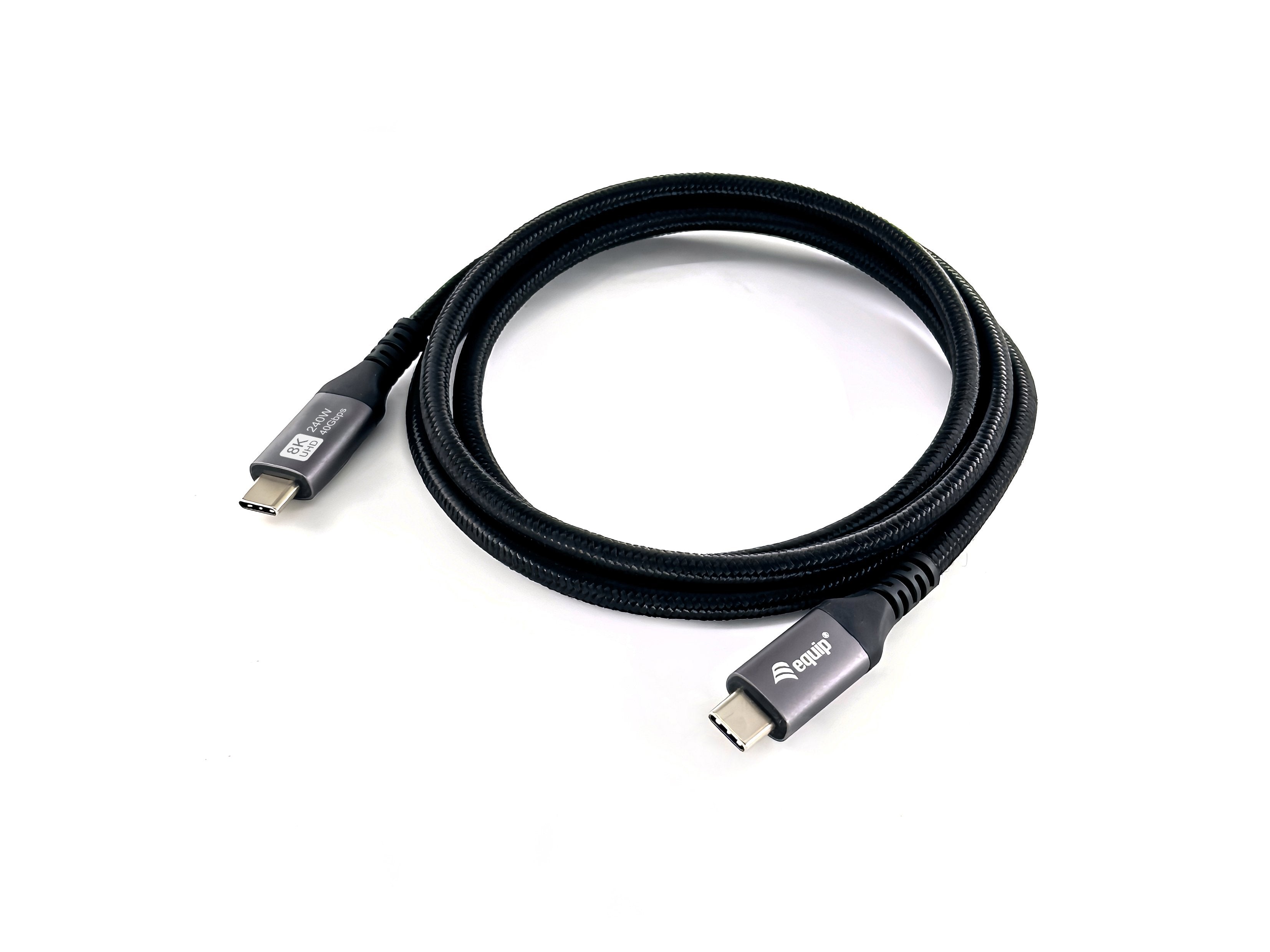 Equip Cable Usb-C4.0->C 40gbps Pd240w M M 0.50m Negro
