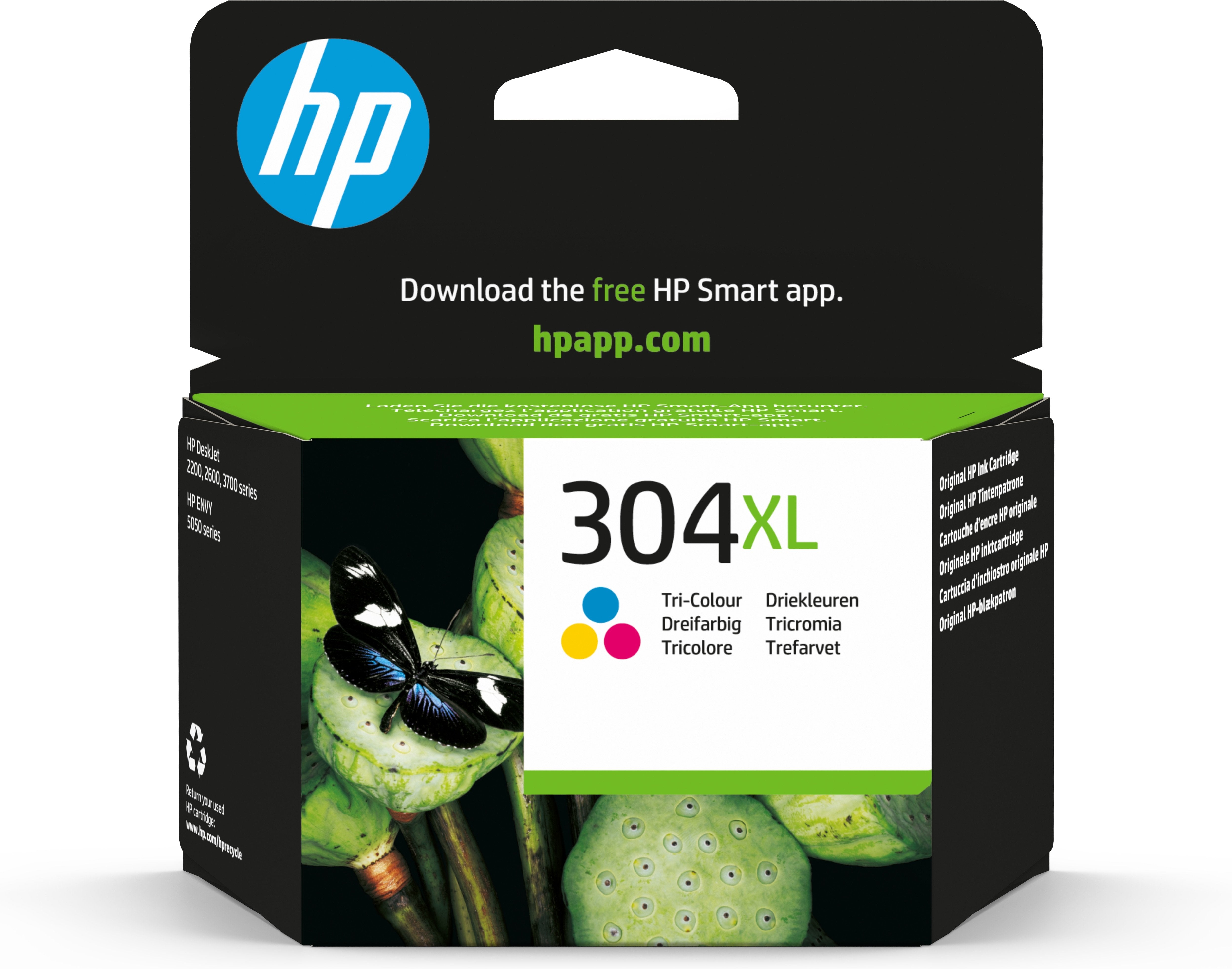 Tinta Original Hp 304 Xl Tricolor N9k07ae